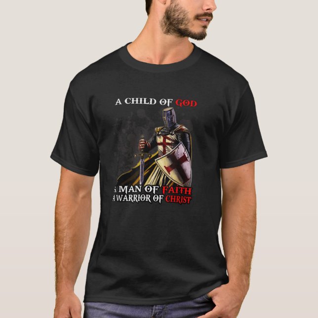 Christlich Chi Rho Labarum Christogram Cross Faith T-Shirt (Vorderseite)