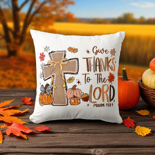 Christlich - Danket dem Herrn - Herbstzeit Kissen