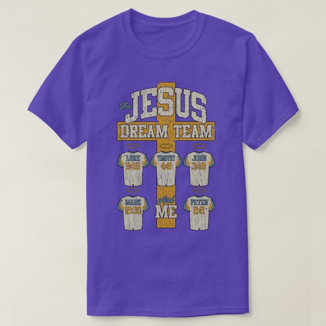 Christlich Das Jesus Dream Team 2000 T-Shirt (Design vorne)