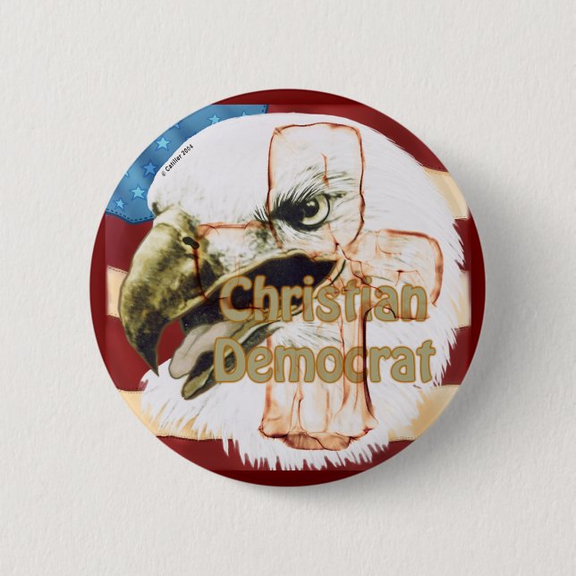 Christlich-demokratisches Button (Vorderseite)