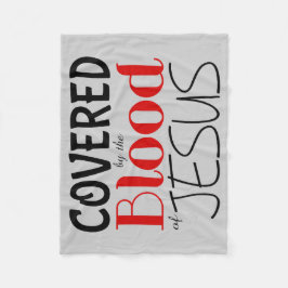 Christlich DURCH BLUT DES JESUS Fleece Blanket