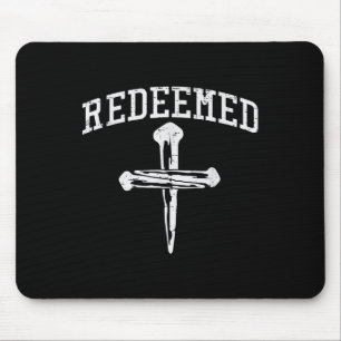 Christlich erlöste Nägel kreuzen den Glauben relig Mousepad