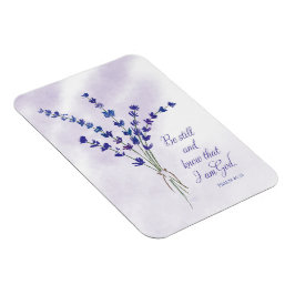 Christlich Ermutigend Lavendel mit der Schrift Magnet