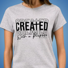 Christlich erstellt mit einem Zweckverbs 16:4 T-Shirt