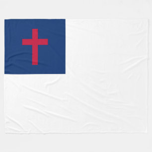 CHRISTLICH FLAG FLEECEDECKE