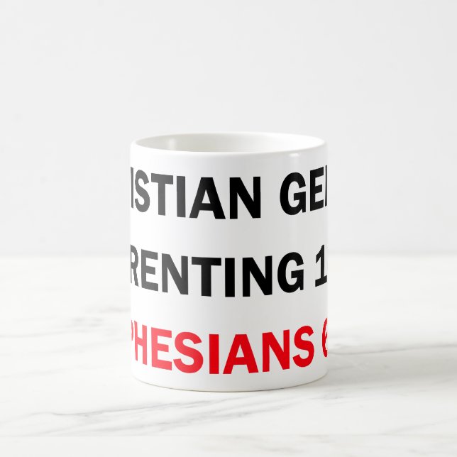 Christlich Gentle Parenting 101: Ephesians 6:4 Kaffeetasse (Mittel)