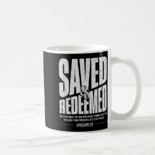 Christlich gerettet und erlöst Epheser 2_8 Bedräng Kaffeetasse