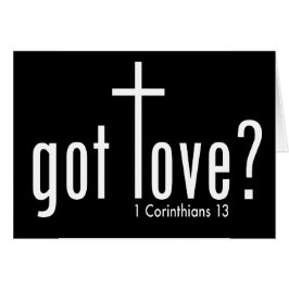 Christlich "got Liebe?" Gefaltete Karte