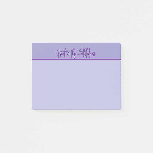 Christlich Großartig ist, dass sie Faithness-Notep Post-it Klebezettel (Vorderseite)