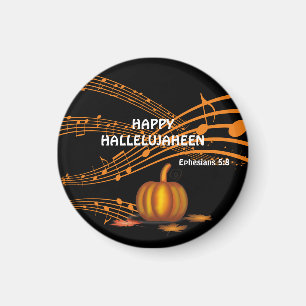 Christlich Halloween HALLELUJAHEEN   Kürbis Magnet