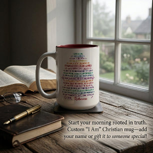 Christlich ich bin, personalisiert zweifarbige tasse