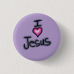 Christlich Ich liebe Jesus Ich liebe Jesus Button