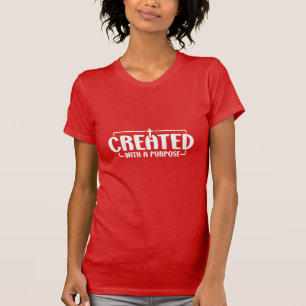 Christlich Inspirierend - Mit einem Ziel erschaffe T-Shirt