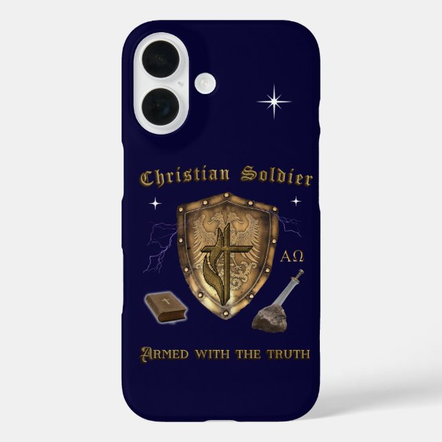 Christlich iPhone 16 Hülle (Rückseite)