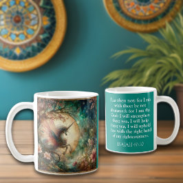 Christlich Isaiah Verse Whimsical Unicorn Art Kaffeetasse