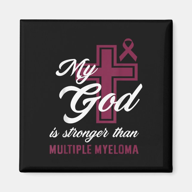Christlich ist mein Gott stärker als das Multiples Magnet (Vorne)