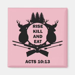Christlich Jäger Jagdakt 10:13 Steigende Zahl Esse Magnet