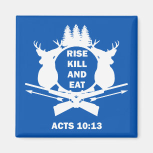 Christlich Jäger Jagdakt 10:13 Steigende Zahl Esse Magnet