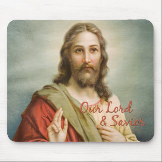 Christlich, Jesus Christus unser Erretter, Religiö Mousepad