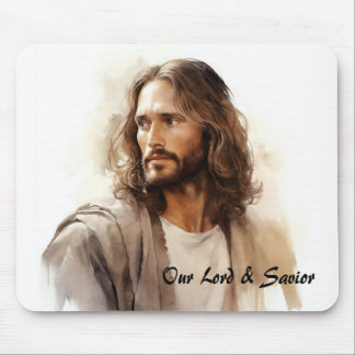 Christlich, Jesus Christus unser Erretter, Religiö Mousepad