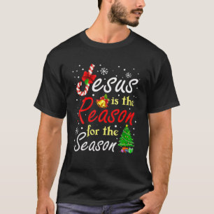 Christlich Jesus der Grund Weihnachten Strumpf Stu T-Shirt