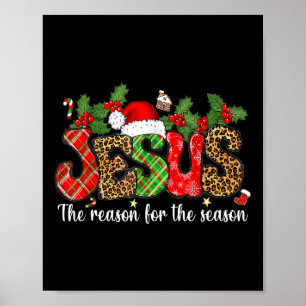 Christlich Jesus der Grund Weihnachten Weihnachtsf Poster