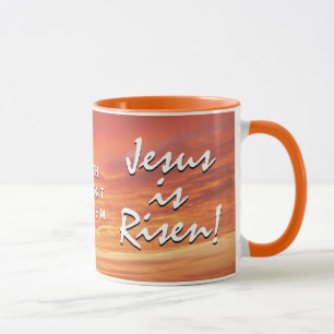 Christlich JESUS IS RISEN Oaster Tasse