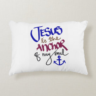 Christlich Jesus ist der Anker meines Souls Zuhaus Dekokissen