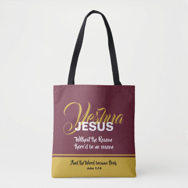 Christlich | JESUS REASON SAASON | Christmas Tasche (Vorderseite)