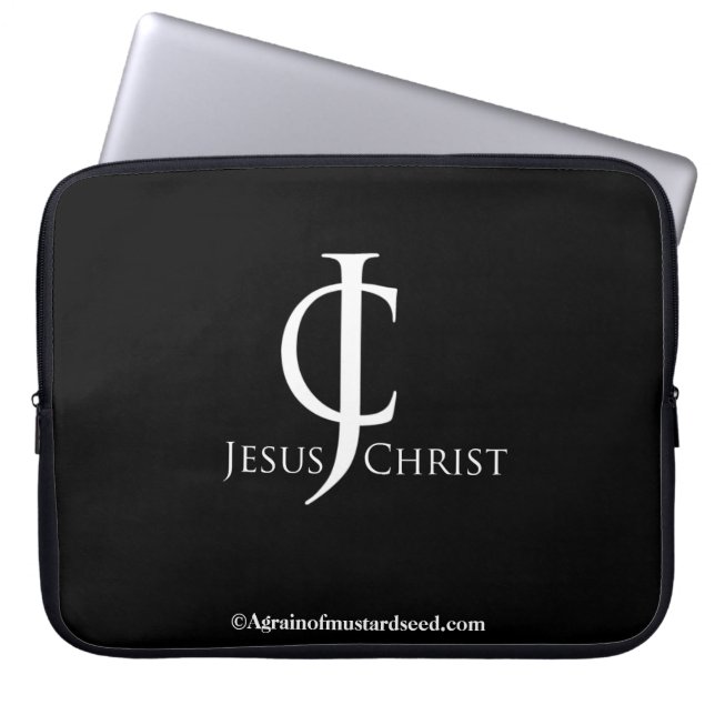 Christlich Laptopschutzhülle (Vorderseite)