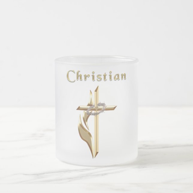 Christlich Mattglastasse (Mittel)