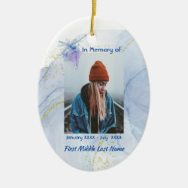 Christlich Memorial Keepake Memorial Dragonfly Keramik Ornament