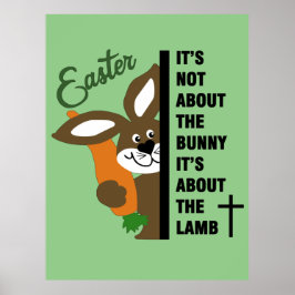 Christlich Osterhase Poster