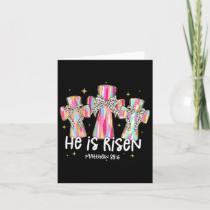 Christlich Ostern ist er riss Coquette Bow Bibel v Karte