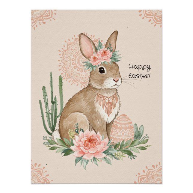 Christlich Ostern Sonnige Mauer Poster (Vorderseite)