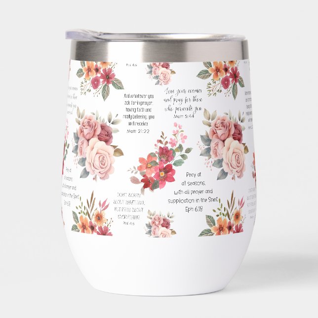 Christlich PRAYER Peach floral (Rechts)