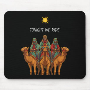 Christlich reiten wir heute Abend 3 Weise Männer W Mousepad