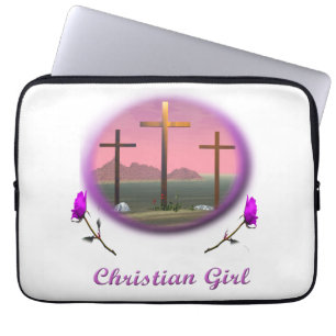 Christlich, religiös, kunst, "digitale kunst",insp laptopschutzhülle