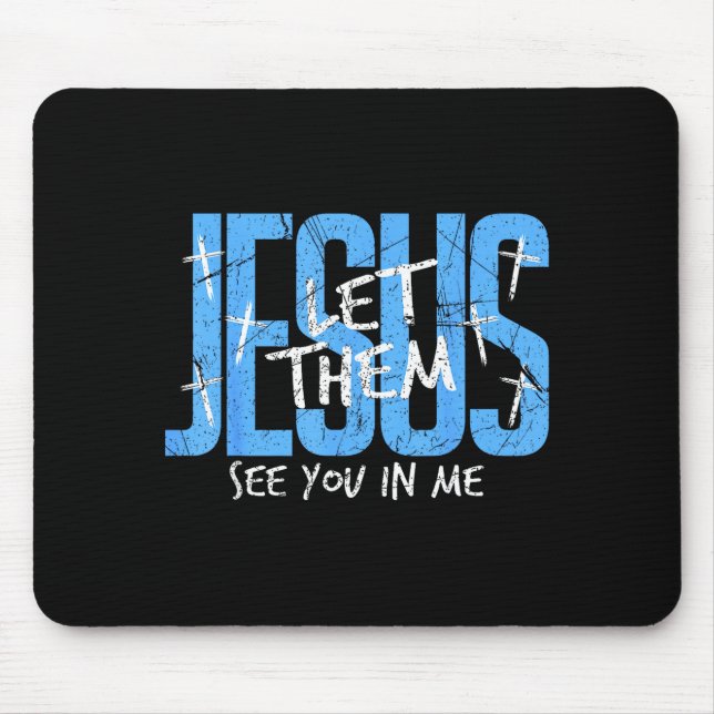 Christlich religiös Sie sehen mich dankbar Thanksg Mousepad (Vorne)
