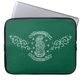 Christlich-religiöses Motiv mittelalterliche Jungf Laptopschutzhülle