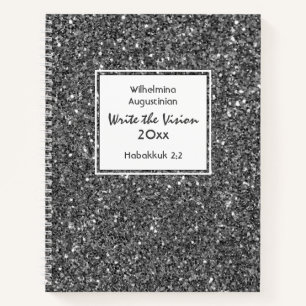 Christlich SCHREIBEN SIE DIE VISION individuell an Notizbuch
