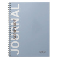 Christlich Scripting Personalisiert Blue Journal