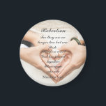 Christlich Scripture Wedding Foto Magnet<br><div class="desc">Christliche Schrift Hochzeit Foto Magnet Matthew 19:6</div>