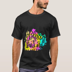 Christlich segne den Herrn Oh mein Soul Wasserfarb T-Shirt