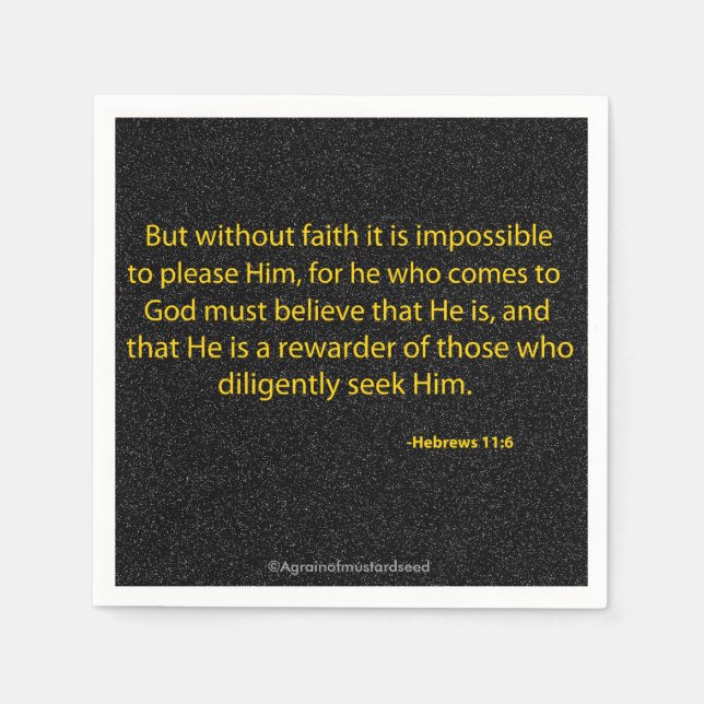 Christlich Serviette (Vorderseite)