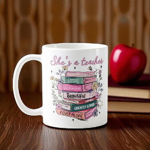 Christlich - Sie ist eine Lehrerin Kaffeetasse