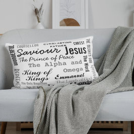 Christlich siebzehn Namen Jesu Kissenbezug