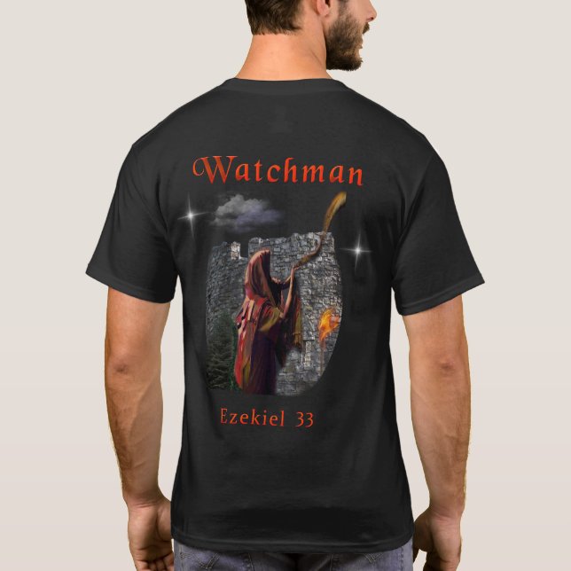 Christlich Soldaten T-Shirt (Rückseite)