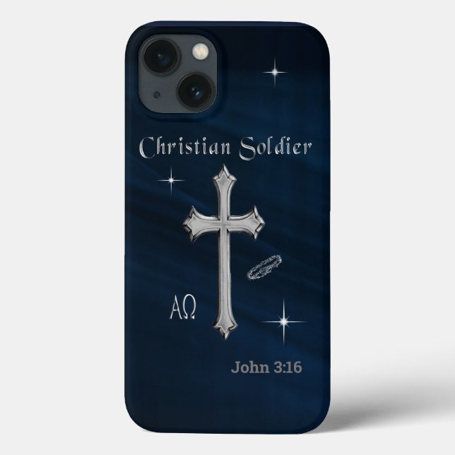 christlich Soldier Case-Mate iPhone Hülle (Rückseite)