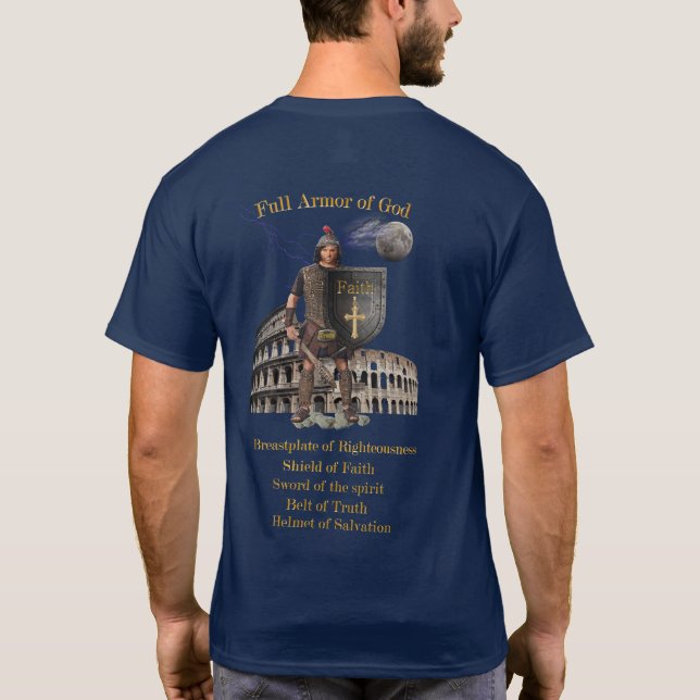 Christlich Soldier T-Shirt (Rückseite)